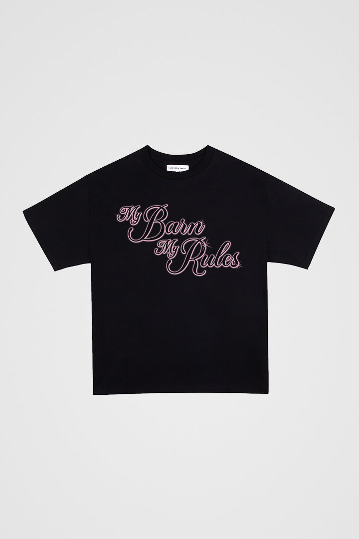 My Barn My Rules T-Shirt Black