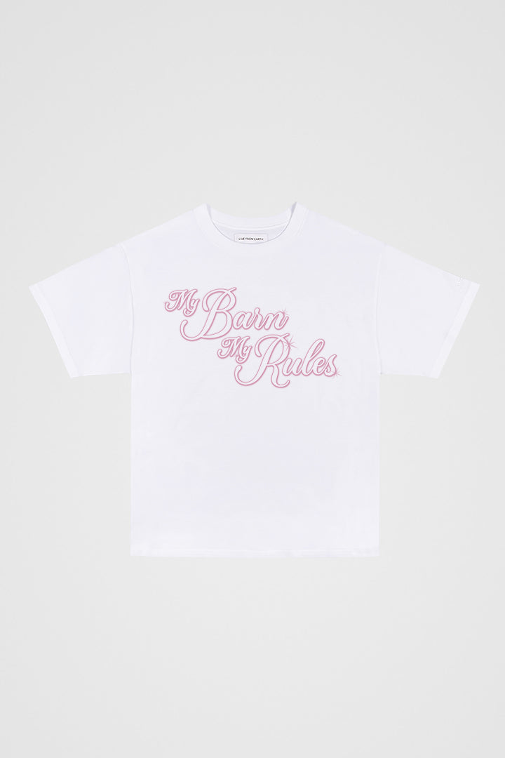 My Barn My Rules T-Shirt Weiß