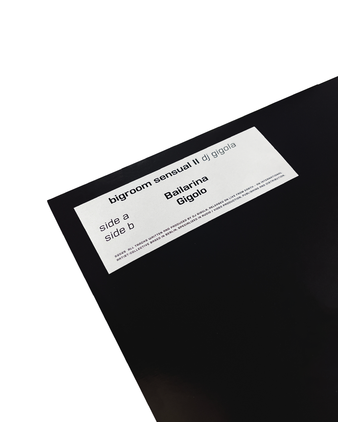 LFE039 DJ GIGOLA “BIGROOM SENSUAL II” EP VINYL