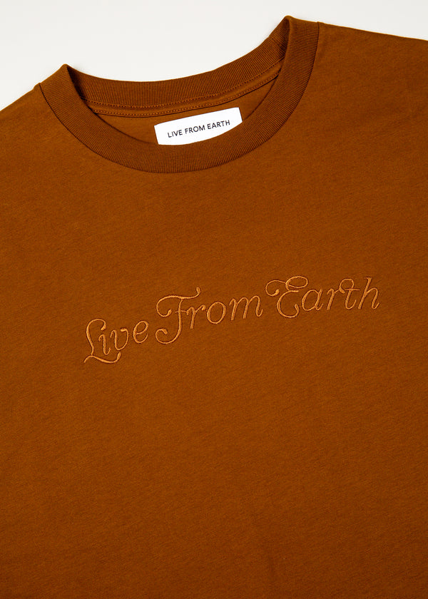 Classy Logo T-Shirt – Autumn Brown