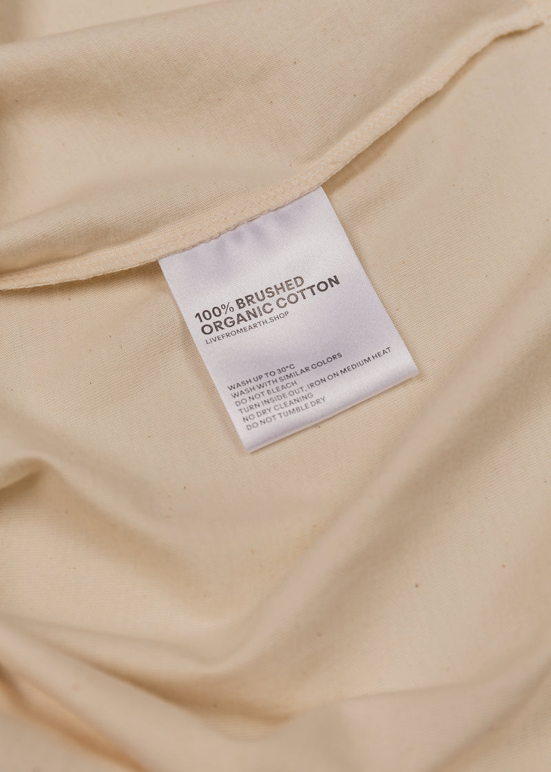 Classy Logo T-Shirt – Natural Cotton