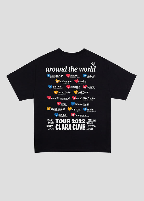 CLARA CUVE Tour Shirt 2 – Black
